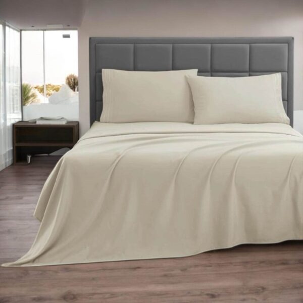 Microfiber Sheet Set – Beige