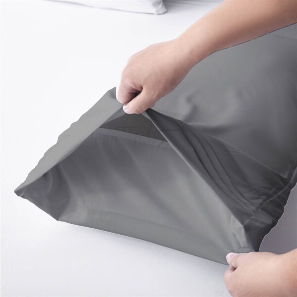 Microfiber Sheet Set – Dark Grey - Image 3