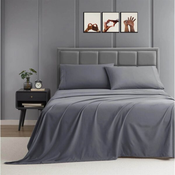 Microfiber Sheet Set – Dark Grey