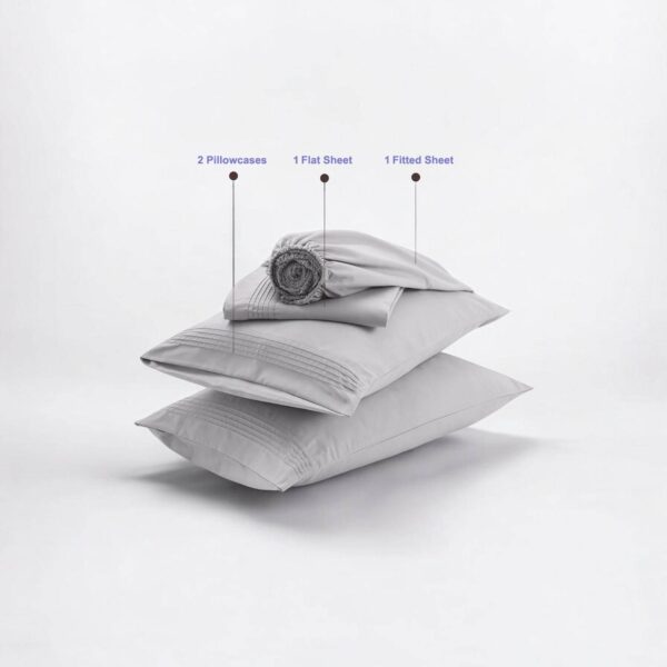 Microfiber Sheet Set – Freanch Grey - Image 7