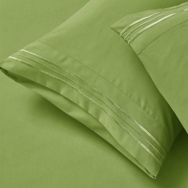 Microfiber Sheet Set – Garden Green - Image 2