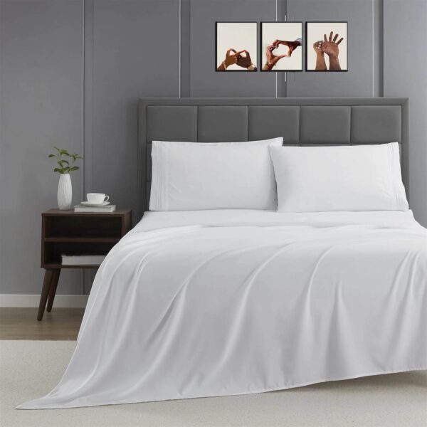 Microfiber Sheet Set – White